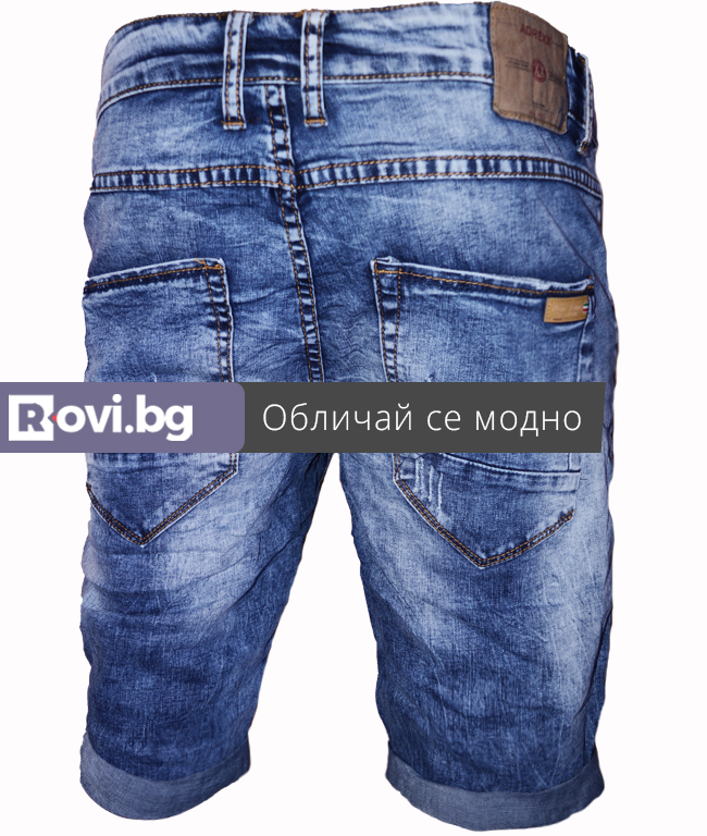 Къси мъжки дънки X02